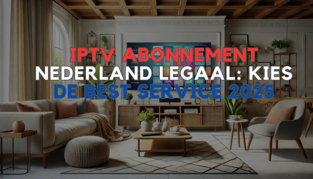 IPTV Abonnement Nederland Legaal
