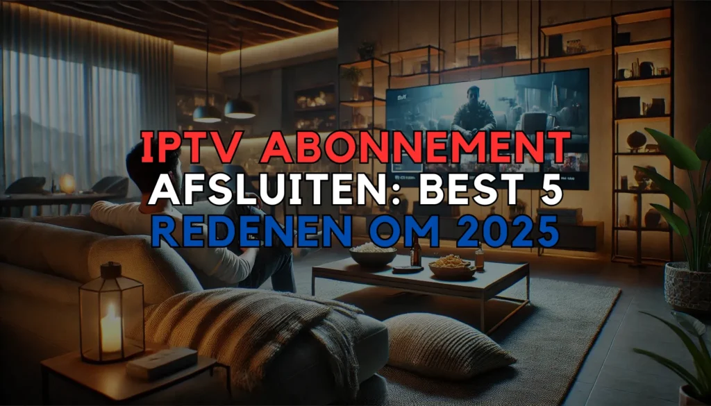 IPTV abonnement afsluiten