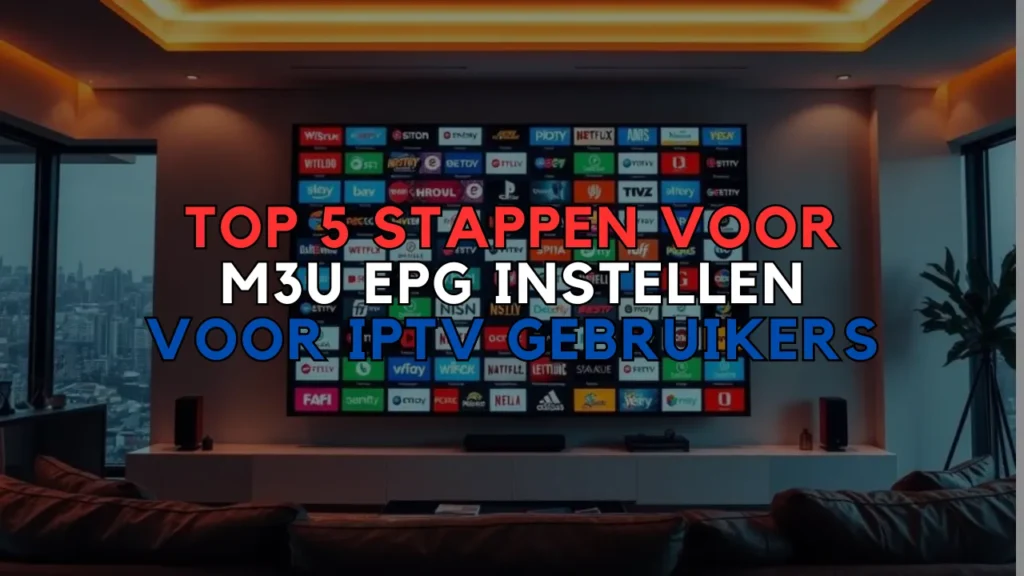 m3u epg instellen